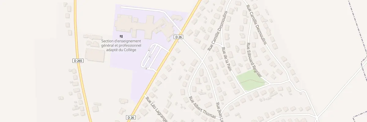 Plan du 36 Rue Jean Zay à Anizy-le-Grand
