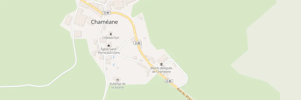 Plan du 5004 Chameane au Vernet-Chaméane
