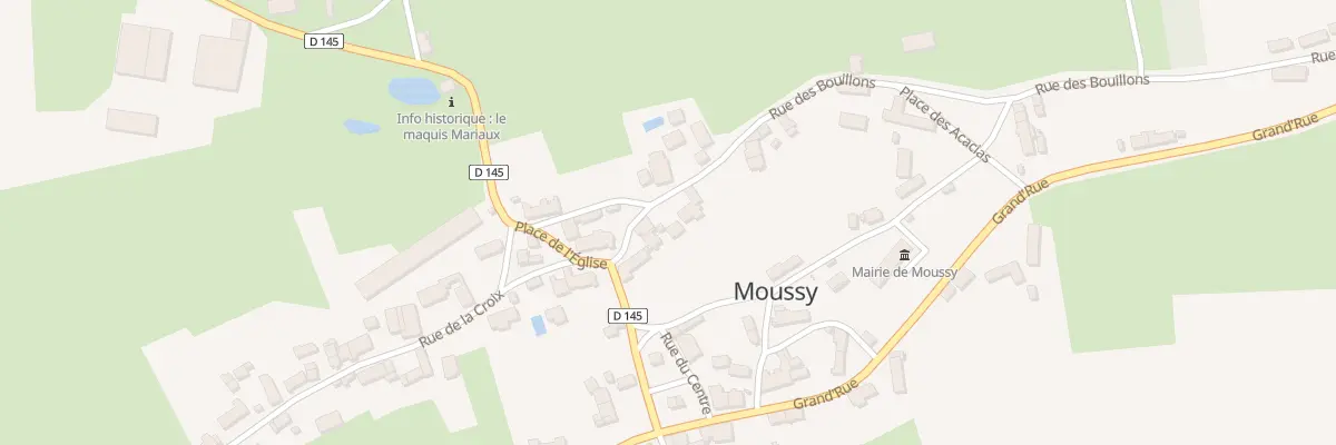 Plan du 2 Rue des Bouillons à Moussy