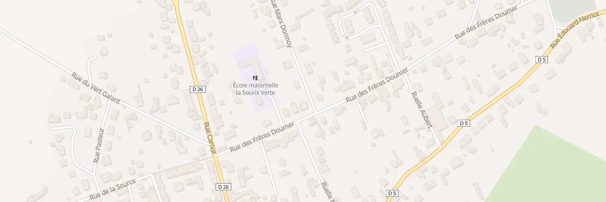 Plan du 8 Rue des Frères Doumer à Anizy-le-Grand