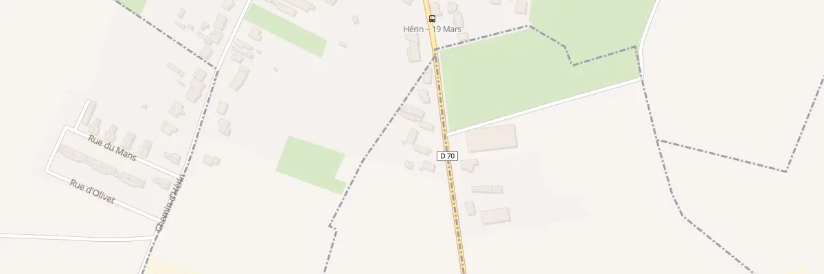 Plan du 82 Rte d’Hérin à Rouvignies