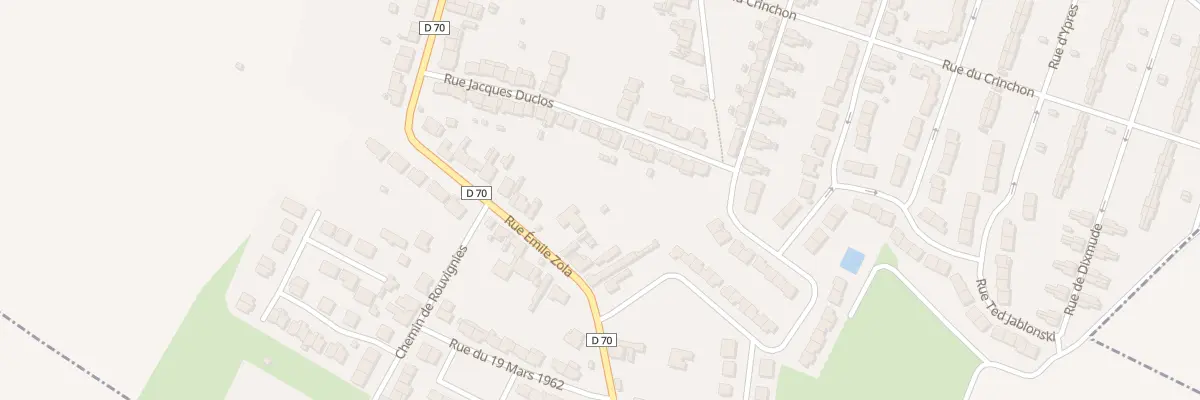 Plan du 71 Rue Emile Zola à Hérin