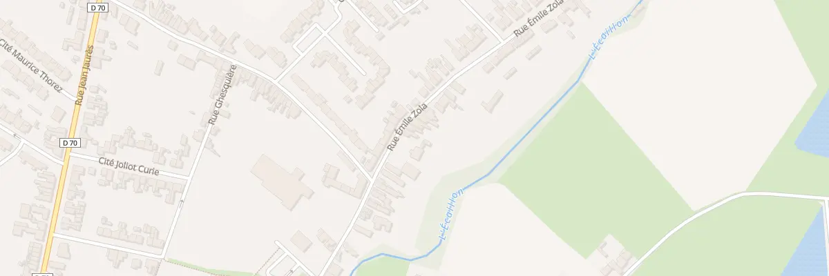 Plan du 40 Rue Emile Zola à Thiant