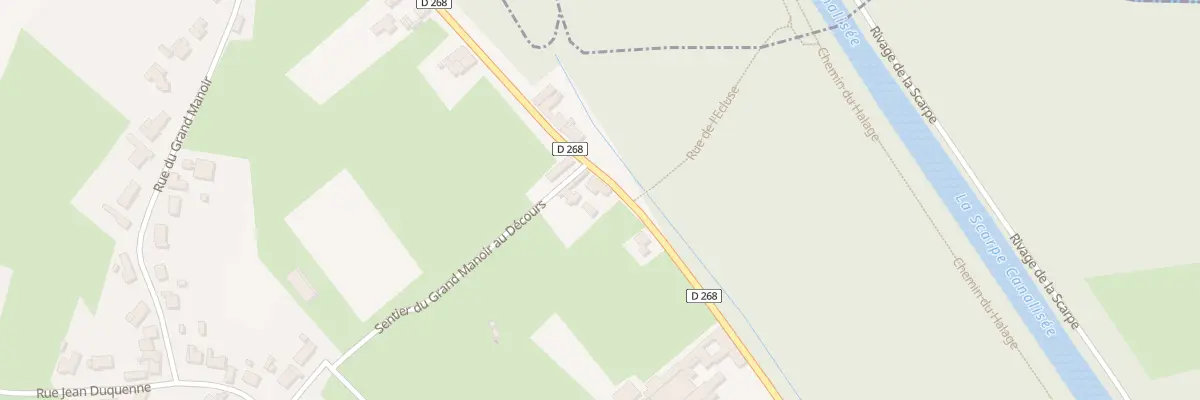 Plan du 7 Rue Alphonse Dussart à Thun-Saint-Amand