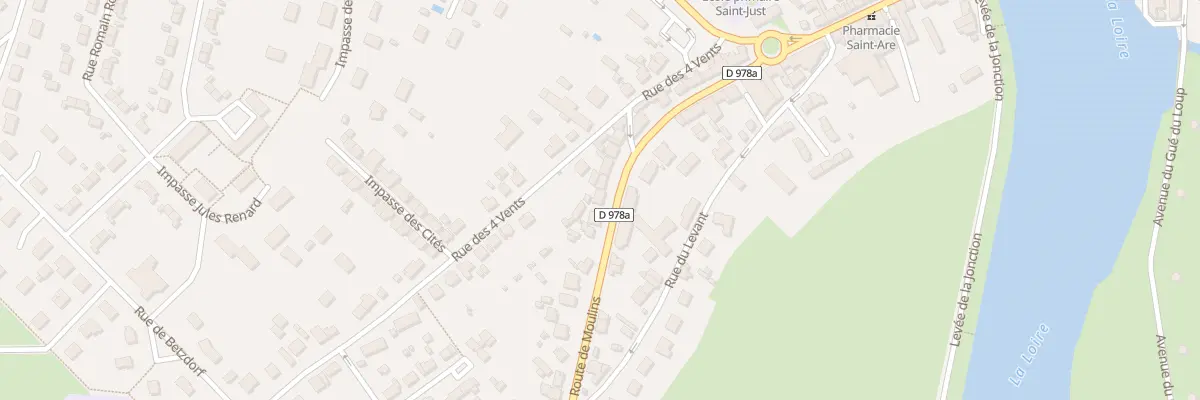 Plan du 53 Rte de Moulins à Decize