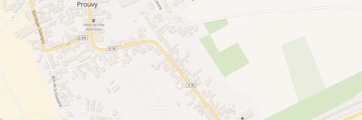 Plan du 39 Rue de la Gare à Prouvy