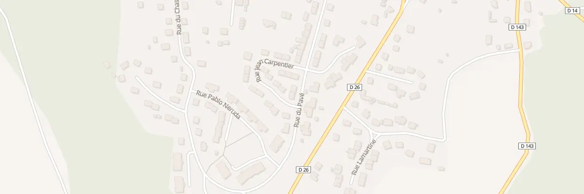 Plan du 20 Rue du Pavé à Pinon