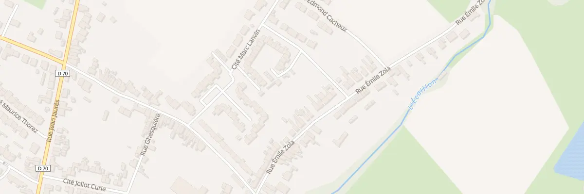Plan du 35 Rue Emile Zola à Thiant
