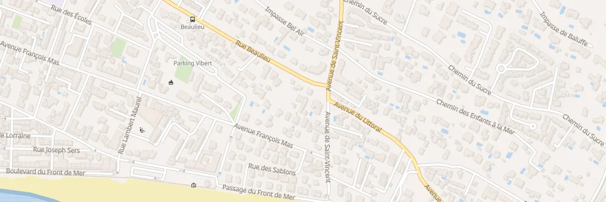 Plan du 64 Rue Beaulieu à Agde