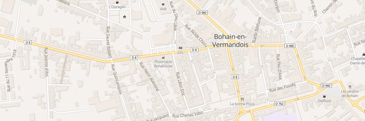 Plan du 17 Rue Jean Jaurès à Bohain-en-Vermandois