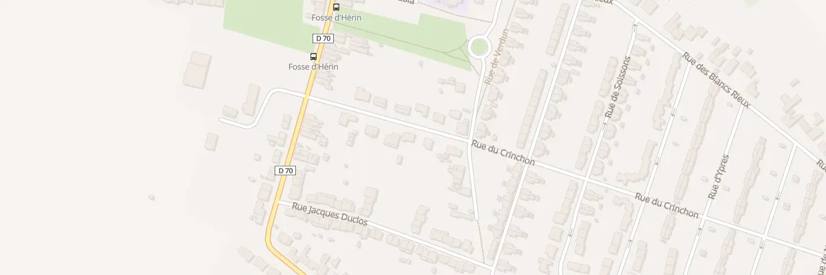 Plan du 8 Rue du Crinchon à Hérin