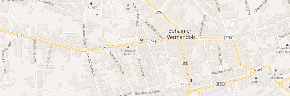 Plan du 15 Rue Jean Jaurès à Bohain-en-Vermandois