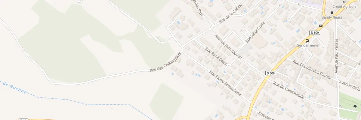 Plan du 9 Rue des Chataigniers à Paulhan