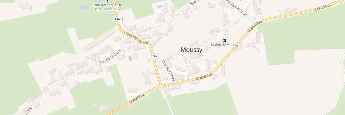 Plan du 2 Rue de la Mairie à Moussy