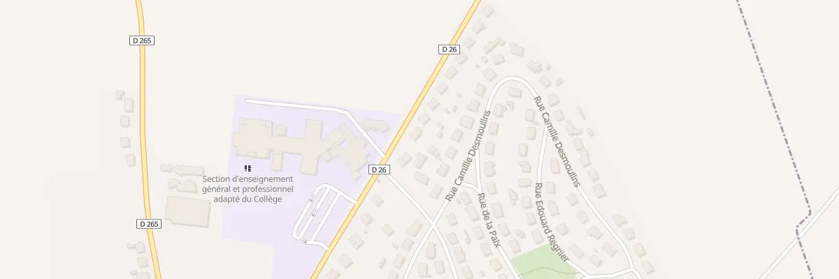Plan du 42 Rue Jean Zay à Anizy-le-Grand