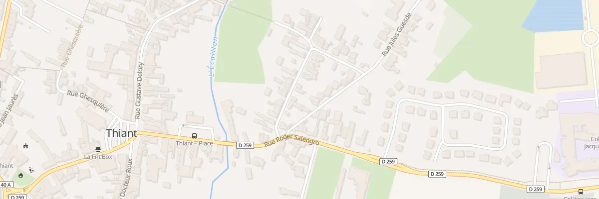 Plan du 6B Rue du 8 Mai 1945 à Thiant