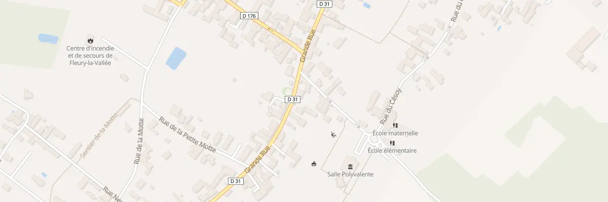 Plan du 27 Gr Grande Rue à Fleury-la-Vallée