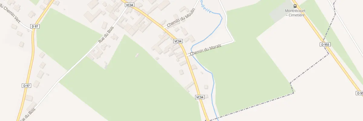 Plan du 22 Rue de Saint-quentin à Montrécourt