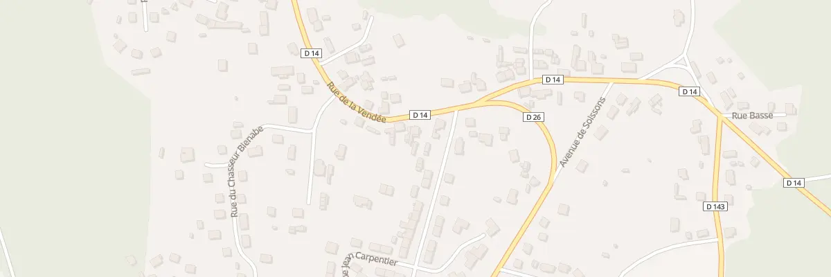 Plan du 38 Rue de la Vendée à Pinon