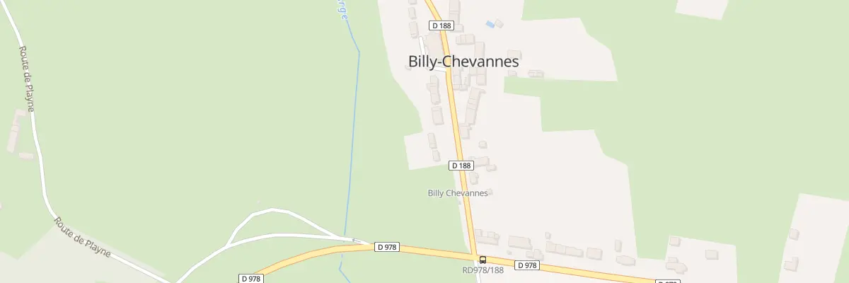 Plan du 9001 Pre de Billy à Billy-Chevannes