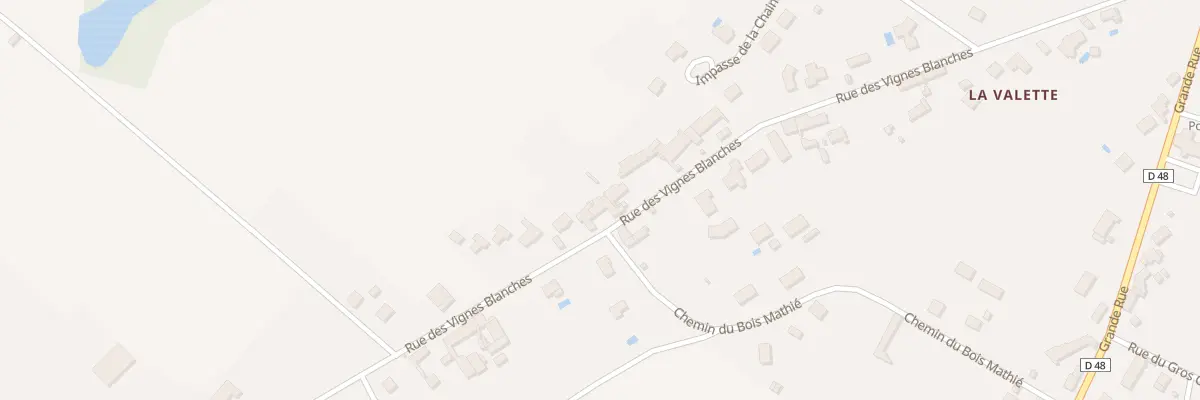 Plan du 39 Rue des Vignes Blanches à Charbuy