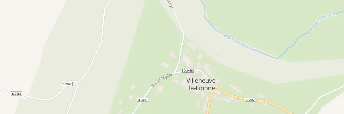 Plan du 2 Rue de la Forge à Villeneuve-la-Lionne