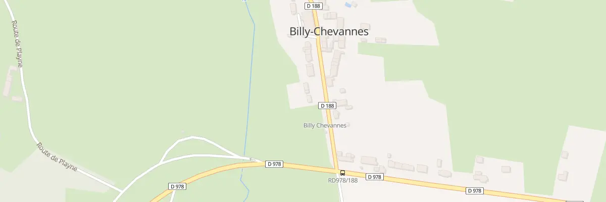 Plan du 9002 Pre de Billy à Billy-Chevannes