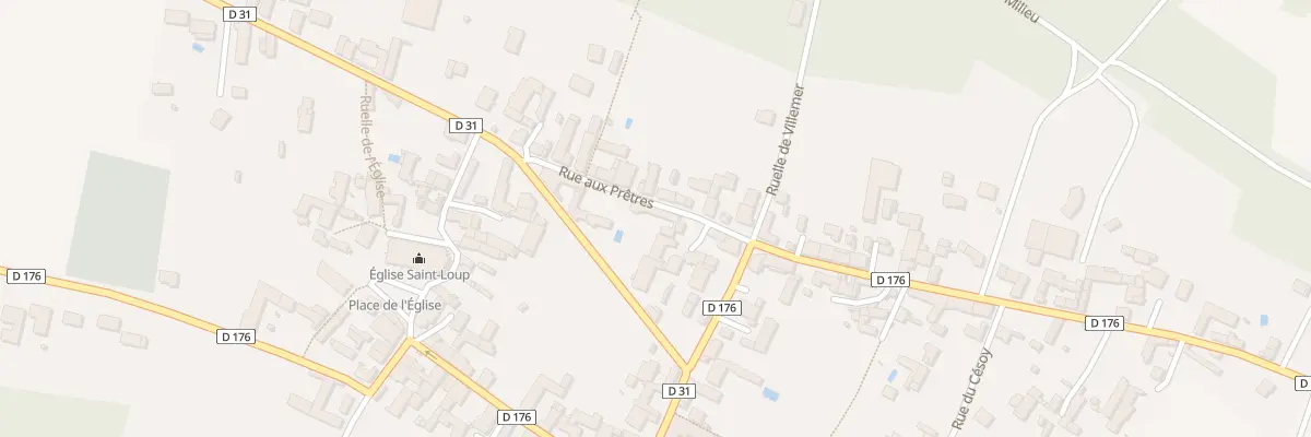 Plan du 3B Rue aux Prêtres à Fleury-la-Vallée