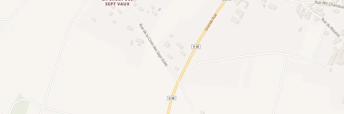 Plan du 4 Rue de la Crx des Sept Voies à Charbuy