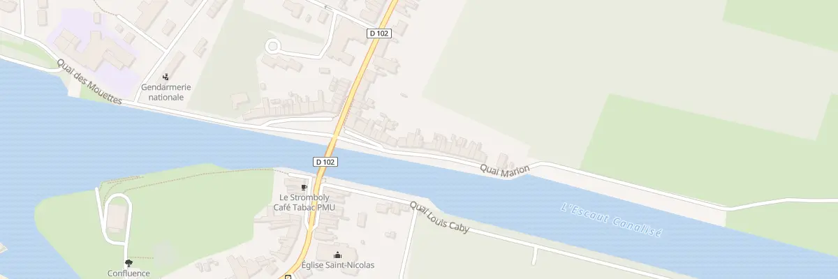 Plan du 17 Quai Marion à Mortagne-du-Nord