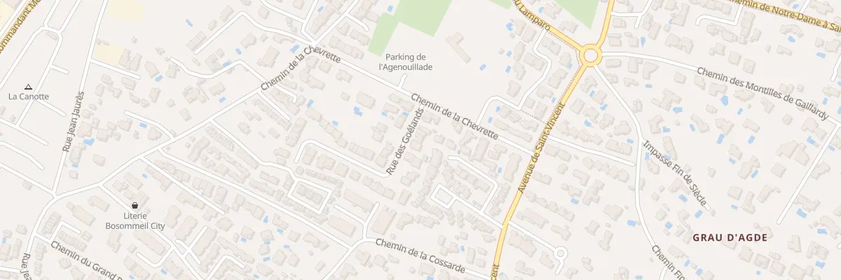 Plan du 7 Rue des Goelands à Agde