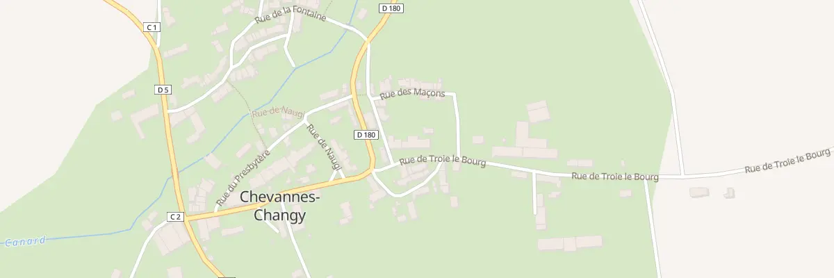 Plan du 5 Rue de Troie-le-Bourg à Chevannes-Changy