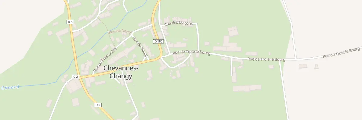 Plan du 1 Rue de la Montée à Chevannes-Changy