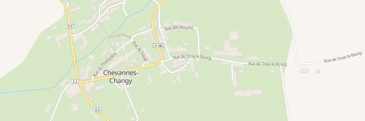 Plan du 4 Rue de Troie-le-Bourg à Chevannes-Changy