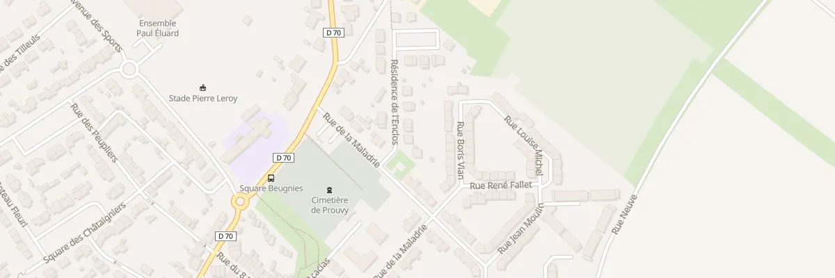 Plan du 3 Résidence de l’Enclos à Prouvy