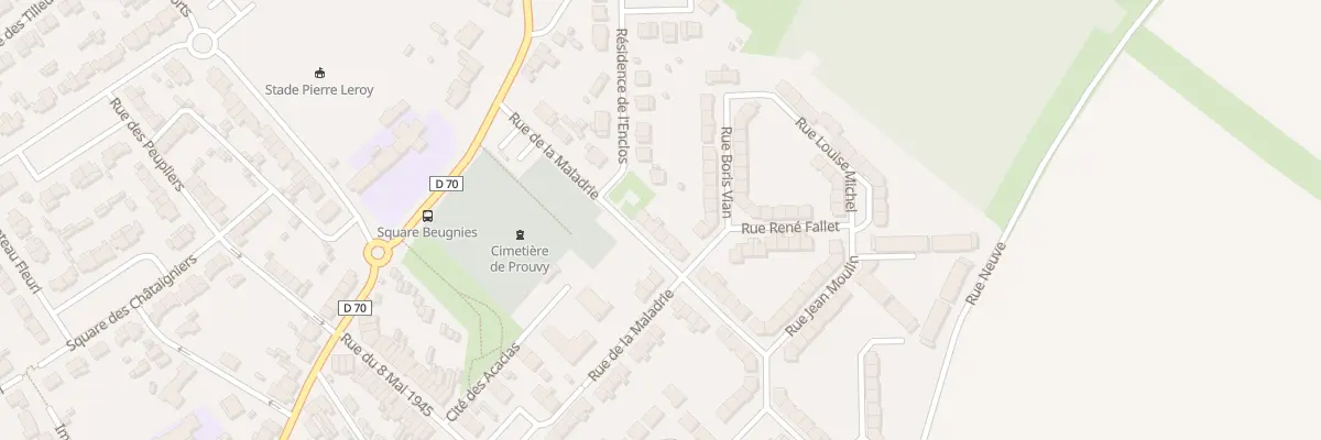 Plan du 15D Rue de la Maladrie à Prouvy