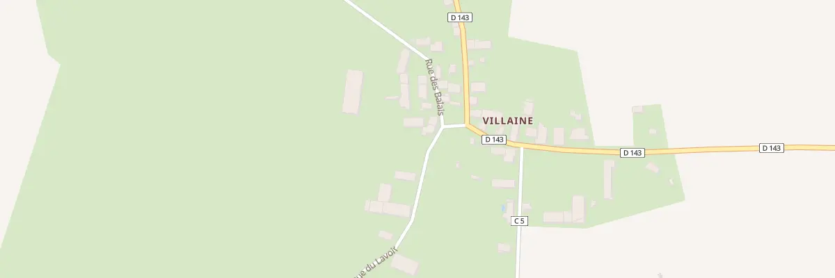 Plan du 81 Villaine à Breugnon