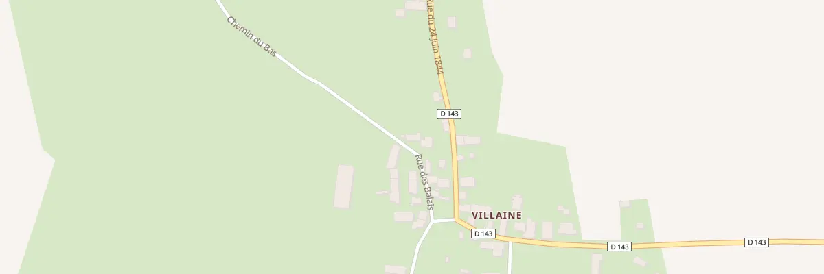 Plan du 41 Villaine à Breugnon