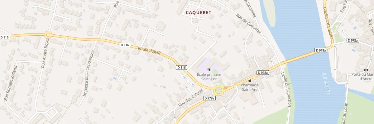 Plan du 13 Rte d’Avril à Decize