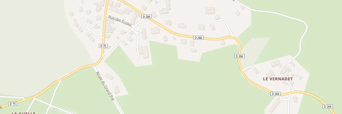 Plan du 20 Rte de Sainte Catherine au Vernet-Chaméane