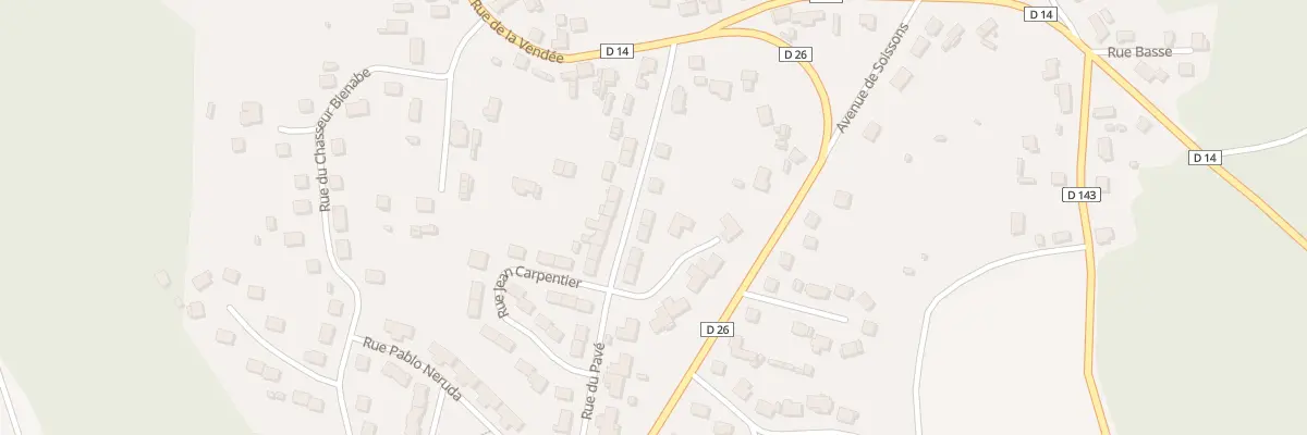 Plan du 3 Rue du Pavé à Pinon