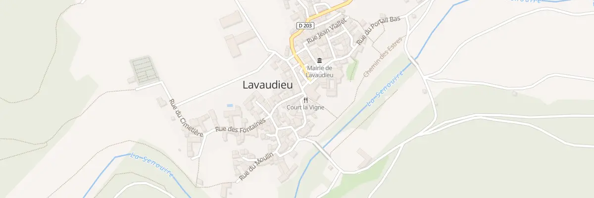 Plan du 5035 Le Bourg à Lavaudieu