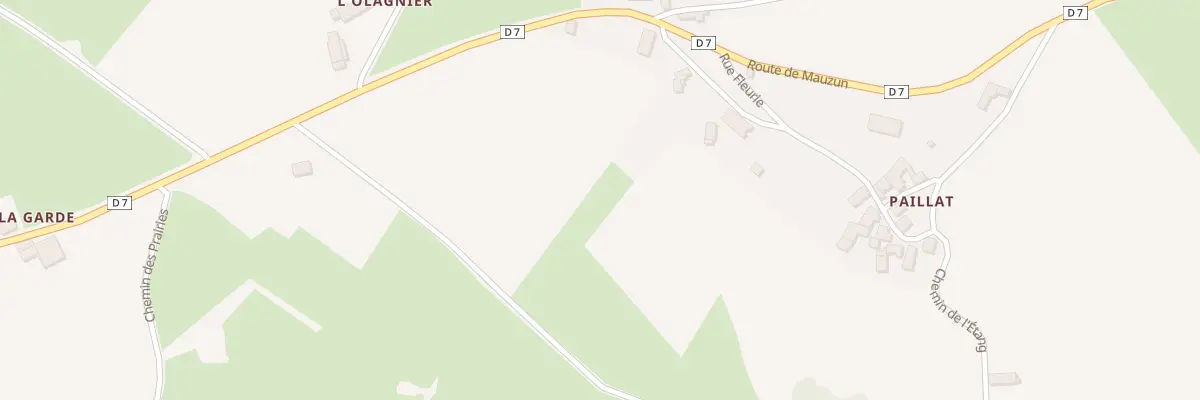Plan du 5303 Paillat à Trézioux