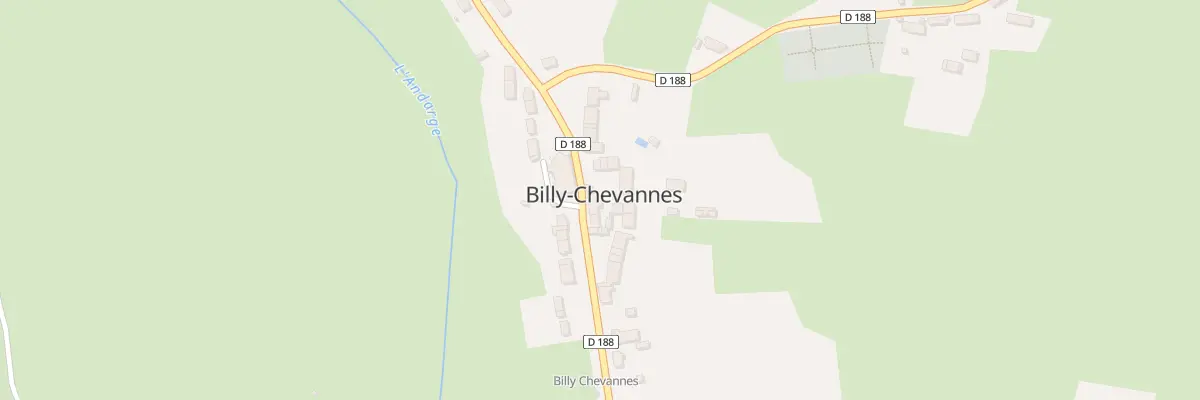 Plan du 171 Le Bourg à Billy-Chevannes