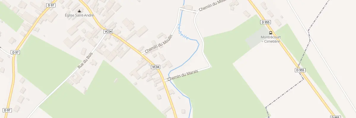Plan du 11T Rue de Saint-quentin à Montrécourt