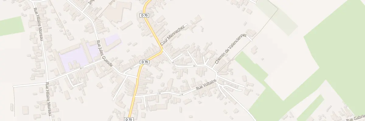 Plan du 13 Rue Voltaire à Hérin
