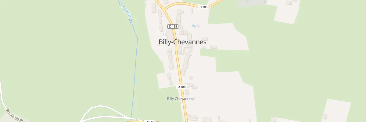 Plan du 8 Rue Robert Guény à Billy-Chevannes