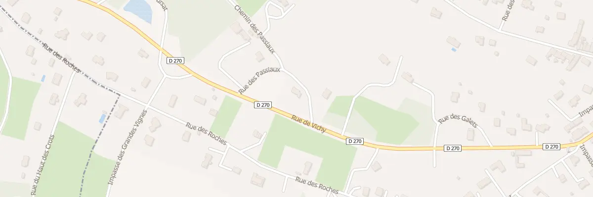 Plan du 1 Rue des Passiaux au Vernet