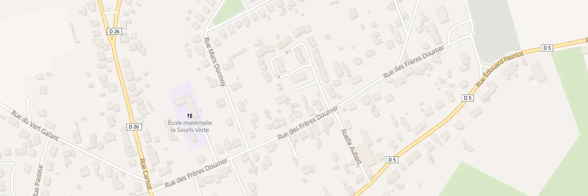 Plan du 22 Rue des Frères Doumer à Anizy-le-Grand