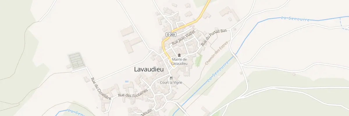 Plan du 5006 Le Bourg à Lavaudieu